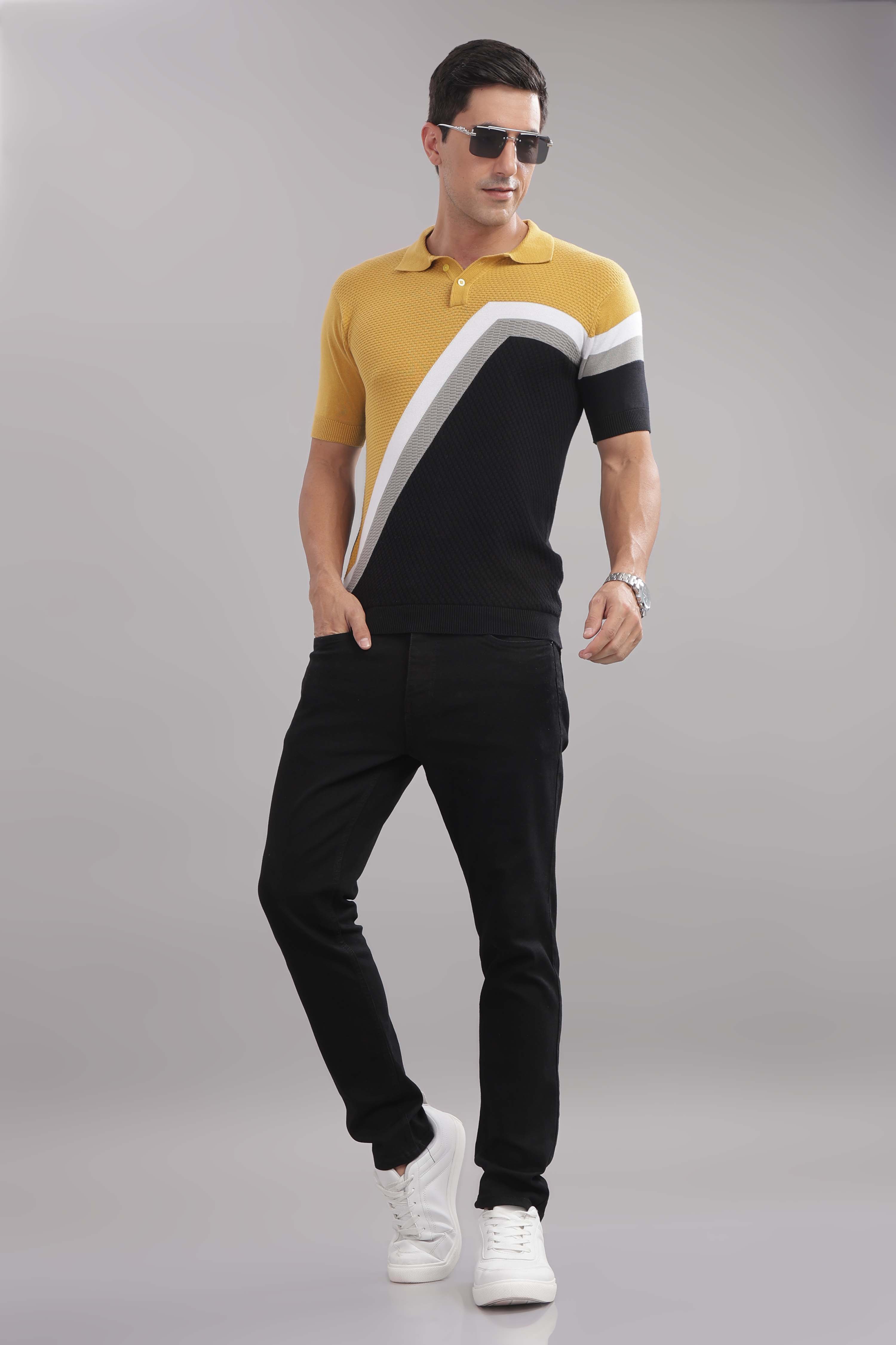 Men Multi Printed Cotton Regular T-Shirt - Image 6