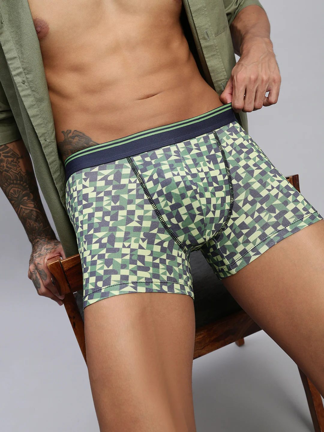 Men Modal Printed Trunks