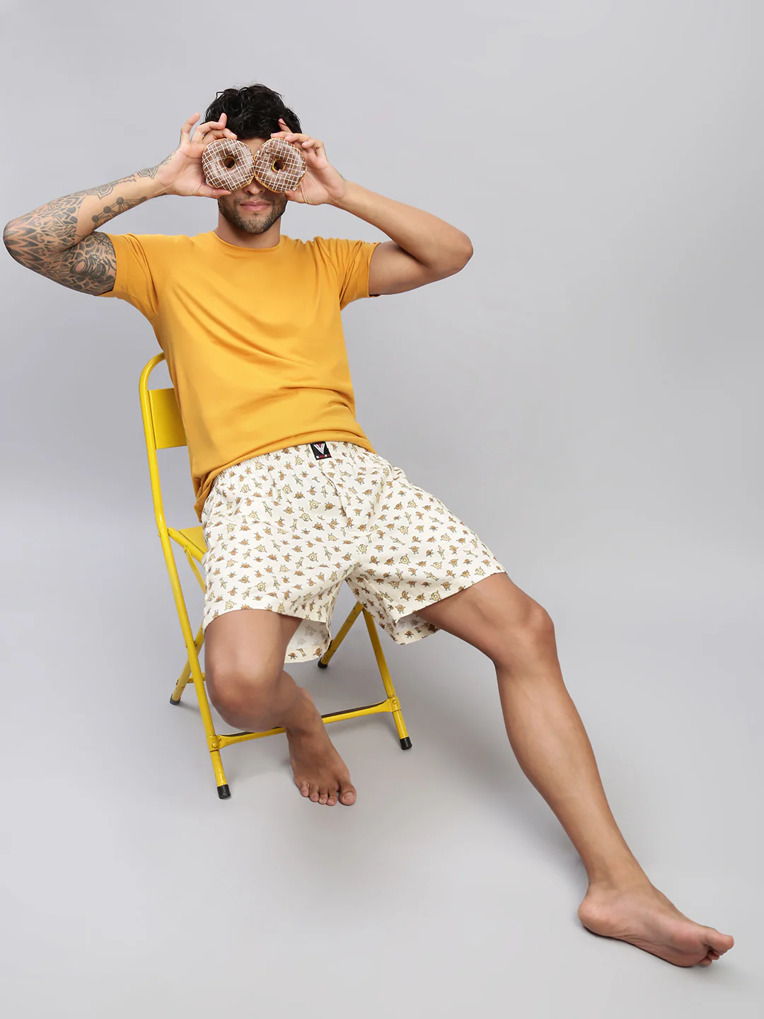 Men Cotton Printed Boxer Shorts - Image 7