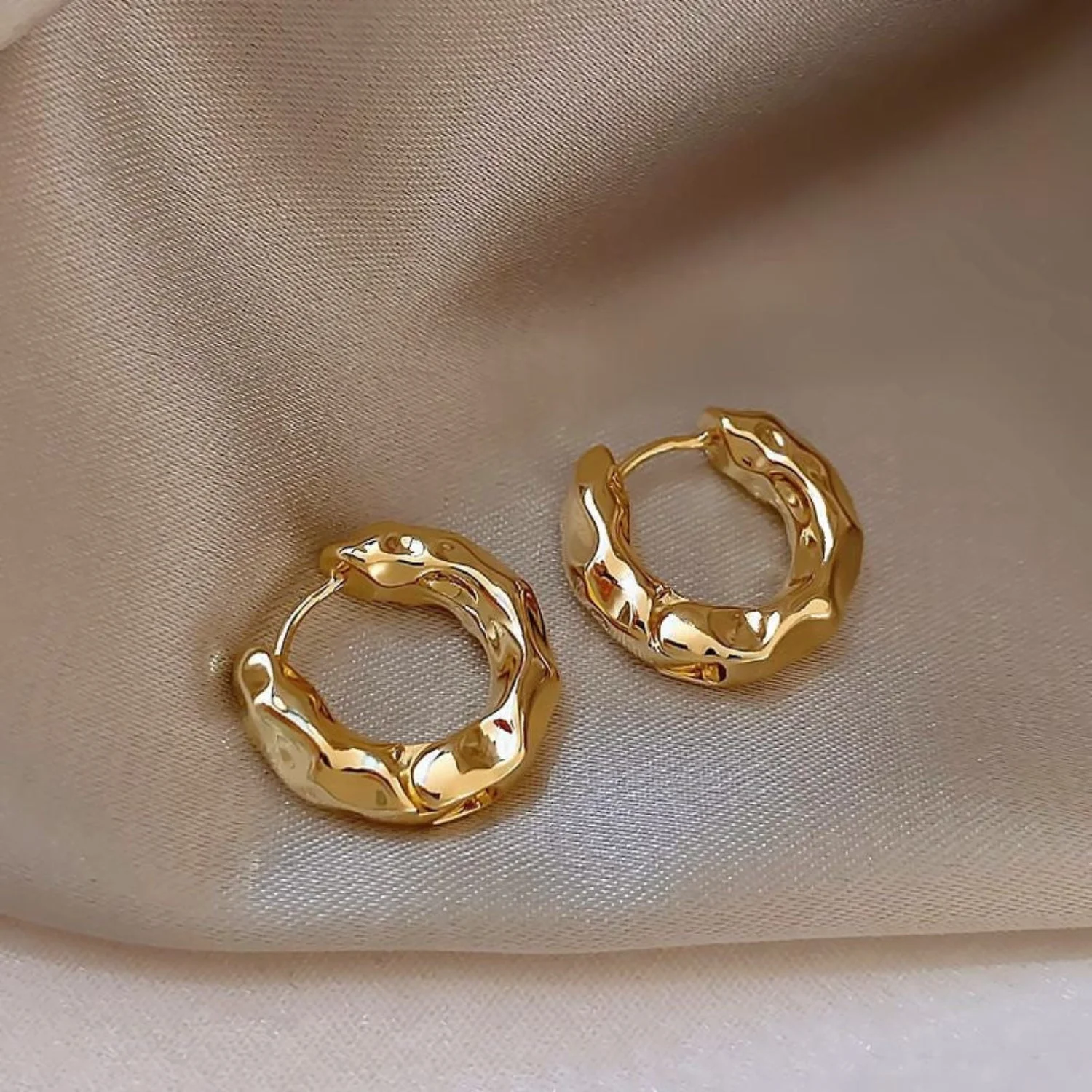 Gold Hoop Earring