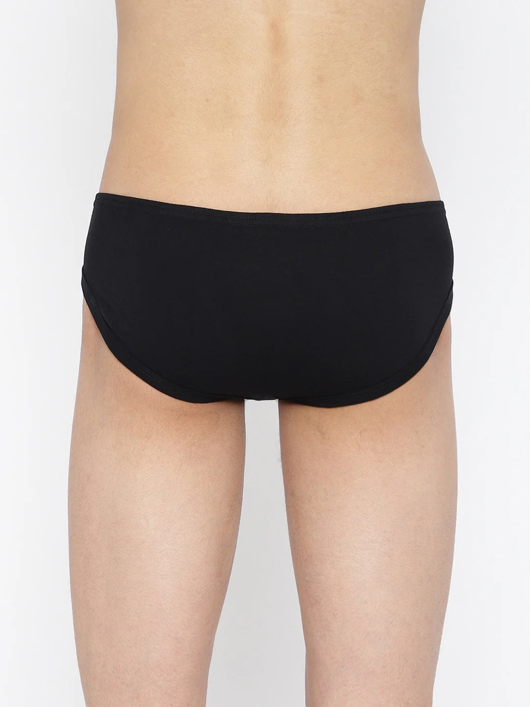 Striped and Solid Fashion Brief - Image 2