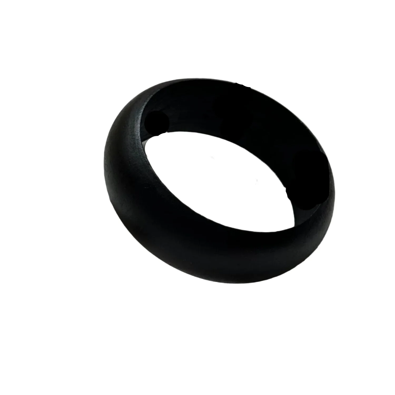 Matte Black Oversized Bangle Bold Dome Design