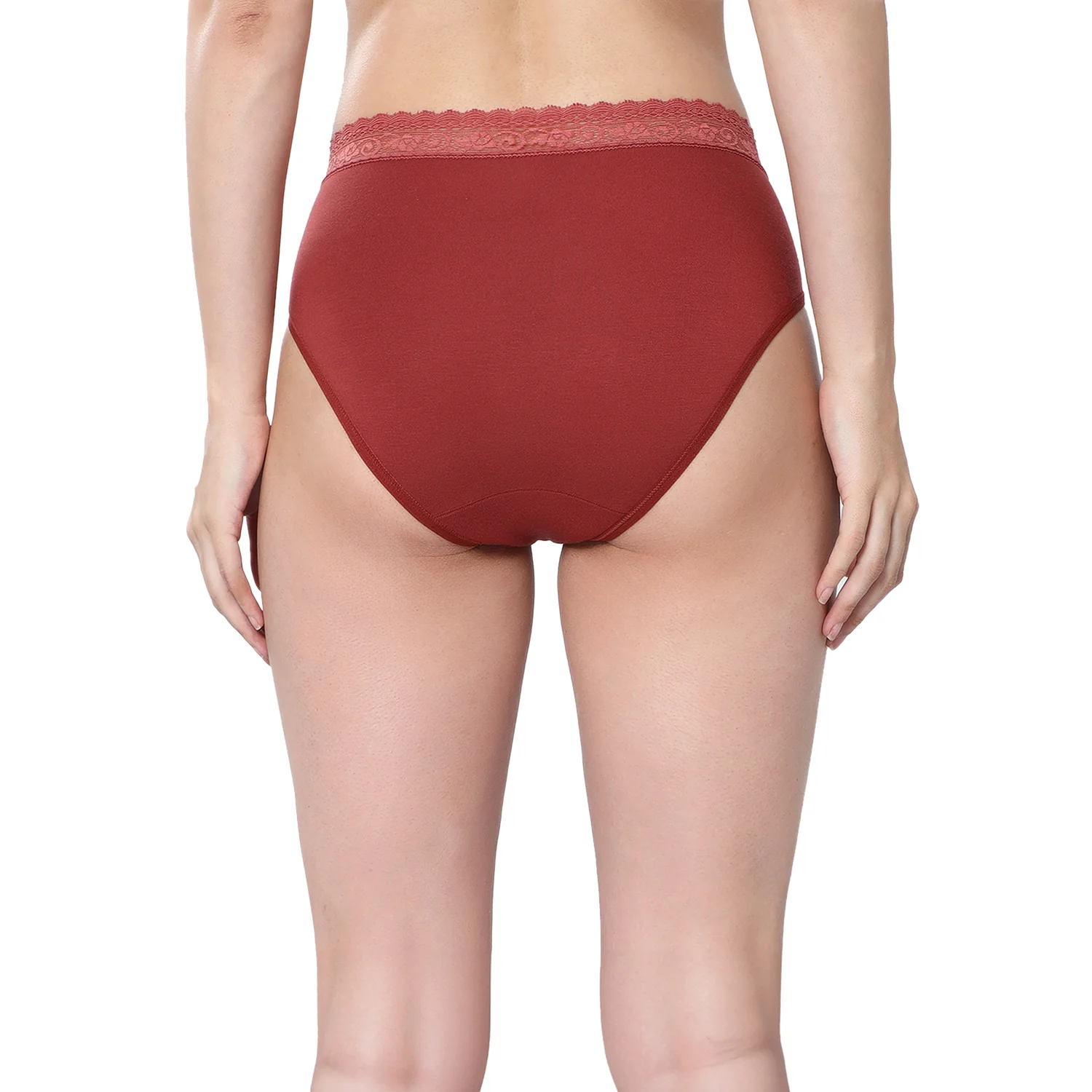 Medium Rise 3/4th Coverage Lace Hipster Pack Of 2 - Image 3