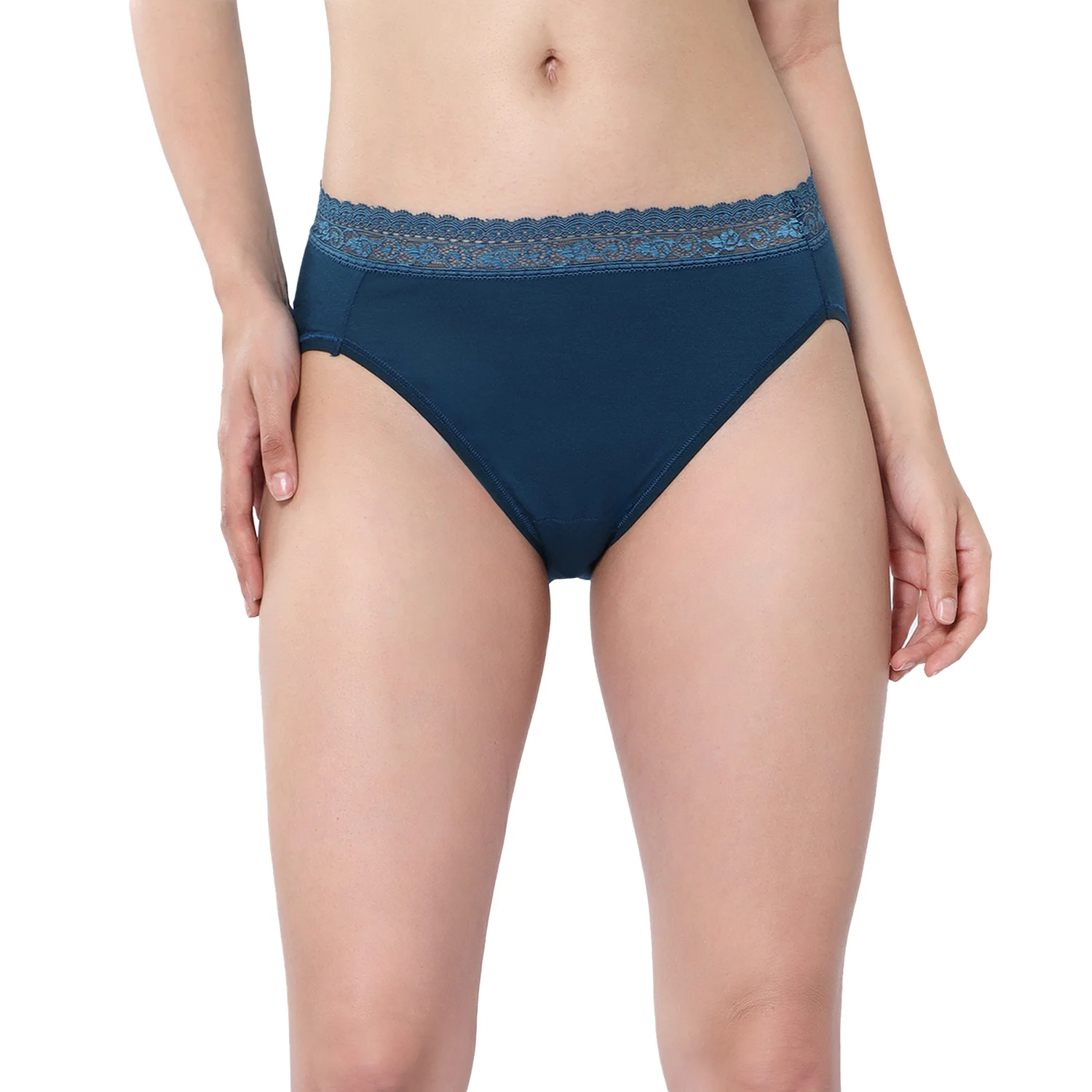 Medium Rise 3/4th Coverage Lace Hipster Pack Of 2 - Image 7