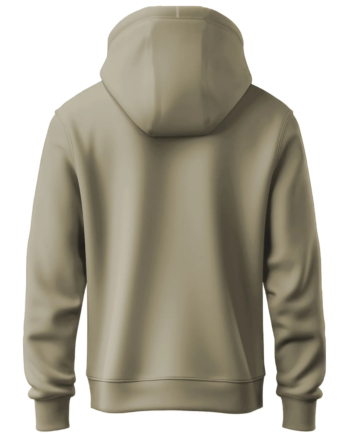 Men Beige Long Lasting Printed Hoodie - Image 2