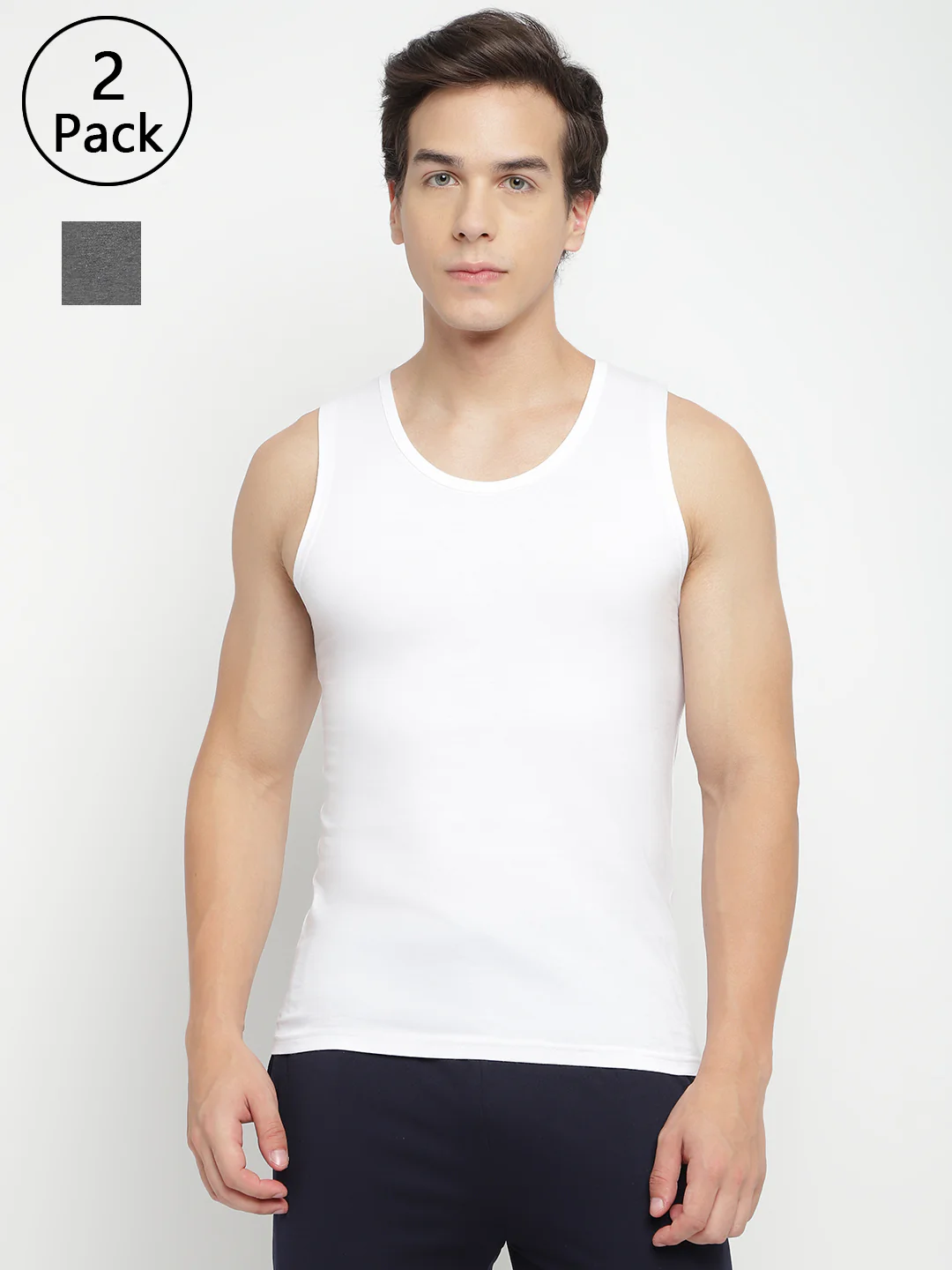 Men Broad Support Vest (Pack of 2)