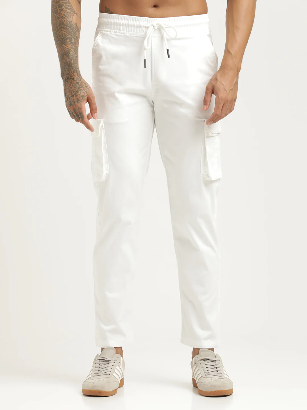 Men Cotton Cargo Trousers