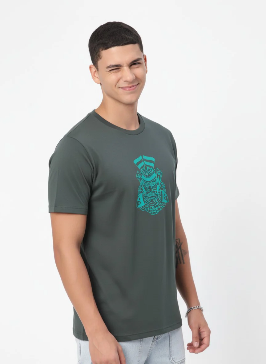Men Cotton Tribal T-Shirt