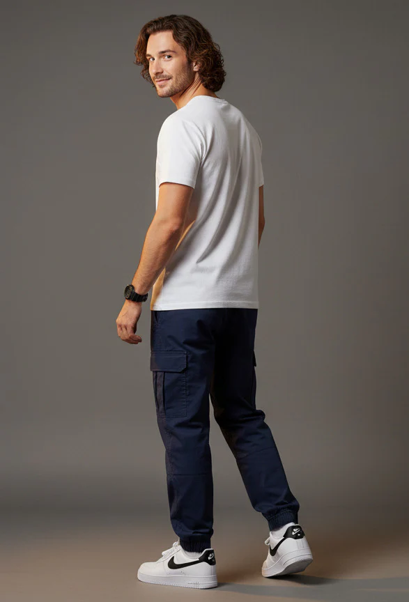 Men Cotton V-Neck T-Shirt Pack of 3 - Image 4