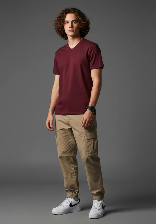 Men Cotton V-Neck T-Shirt Pack of 4 - Image 5