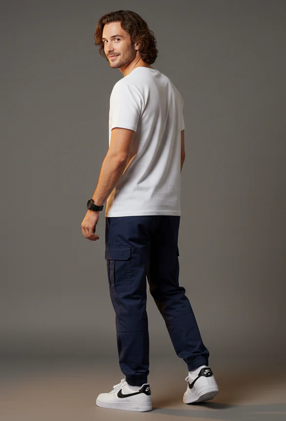 Men Cotton V-Neck T-Shirt Pack of 4 - Image 7