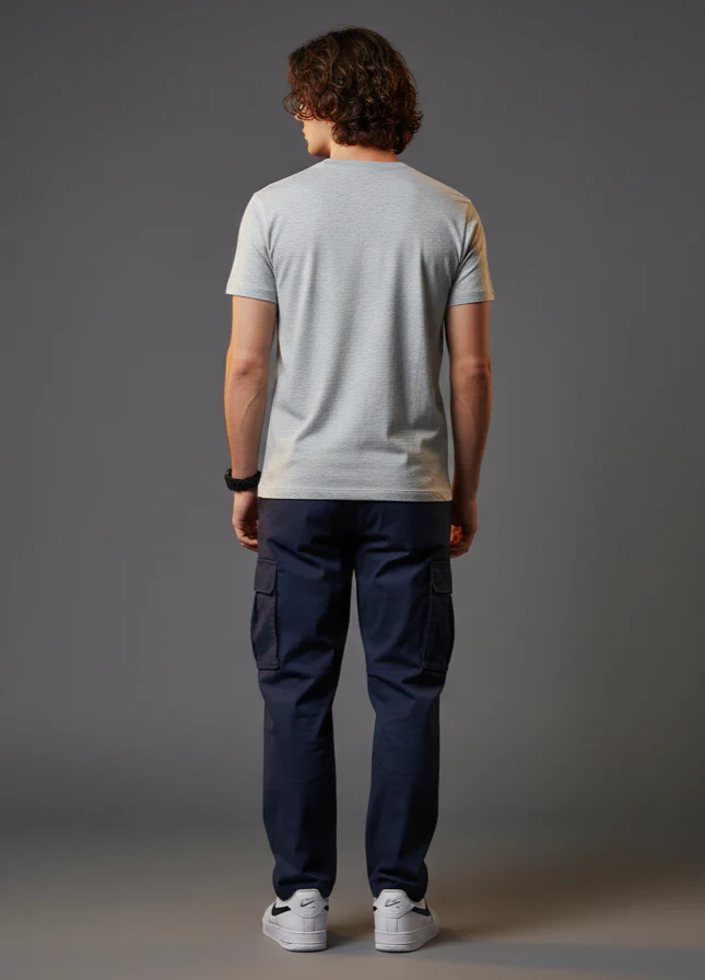 Men Cotton V-Neck T-Shirt Pack of 4 - Image 9