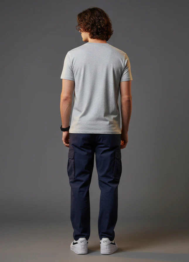 Men Cotton V-Neck T-Shirt Pack of 4 - Image 9