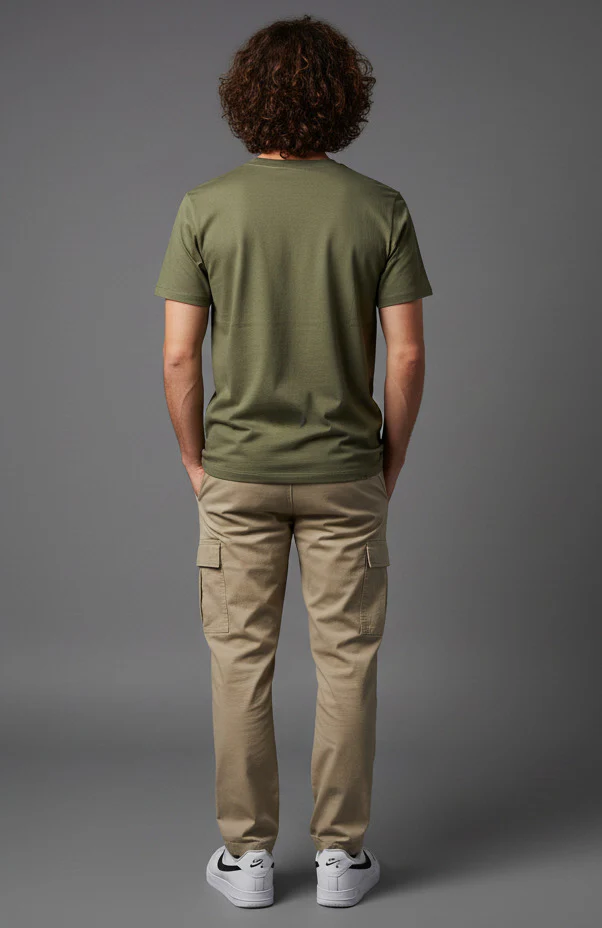 Men Cotton V-Neck T-Shirt Pack of 4 - Image 4