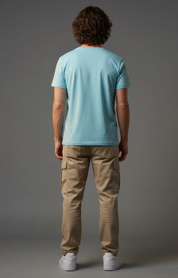 Men Cotton V-Neck T-Shirt Pack of 4 - Image 9