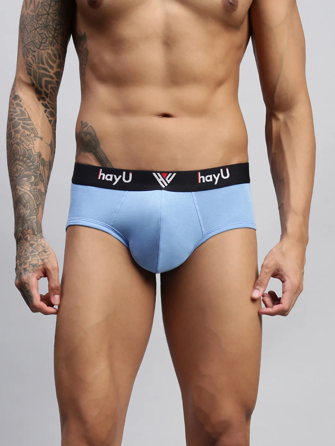Men Pack of 2 Cotton Elastane Briefs - Image 15