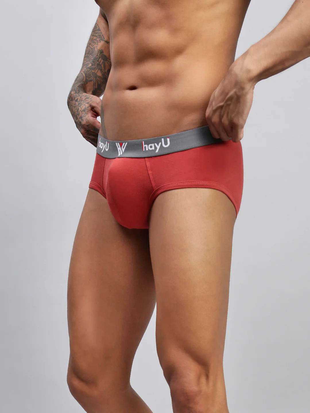 Men Pack of 2 Cotton Elastane Briefs - Image 6