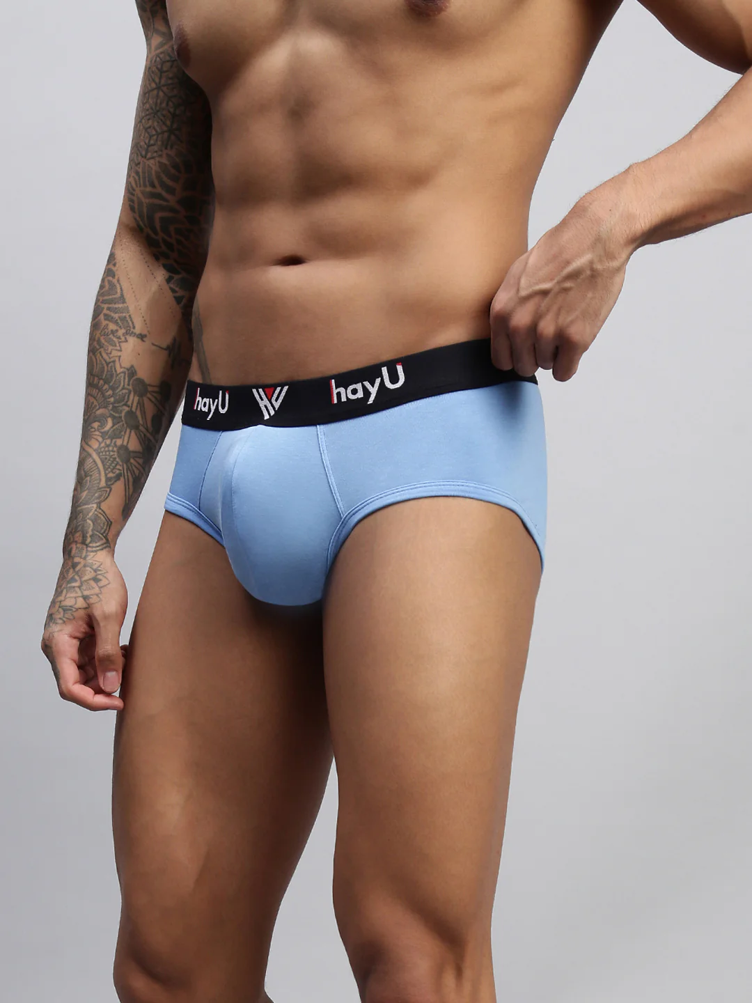Men Pack of 2 Cotton Elastane Briefs - Image 7