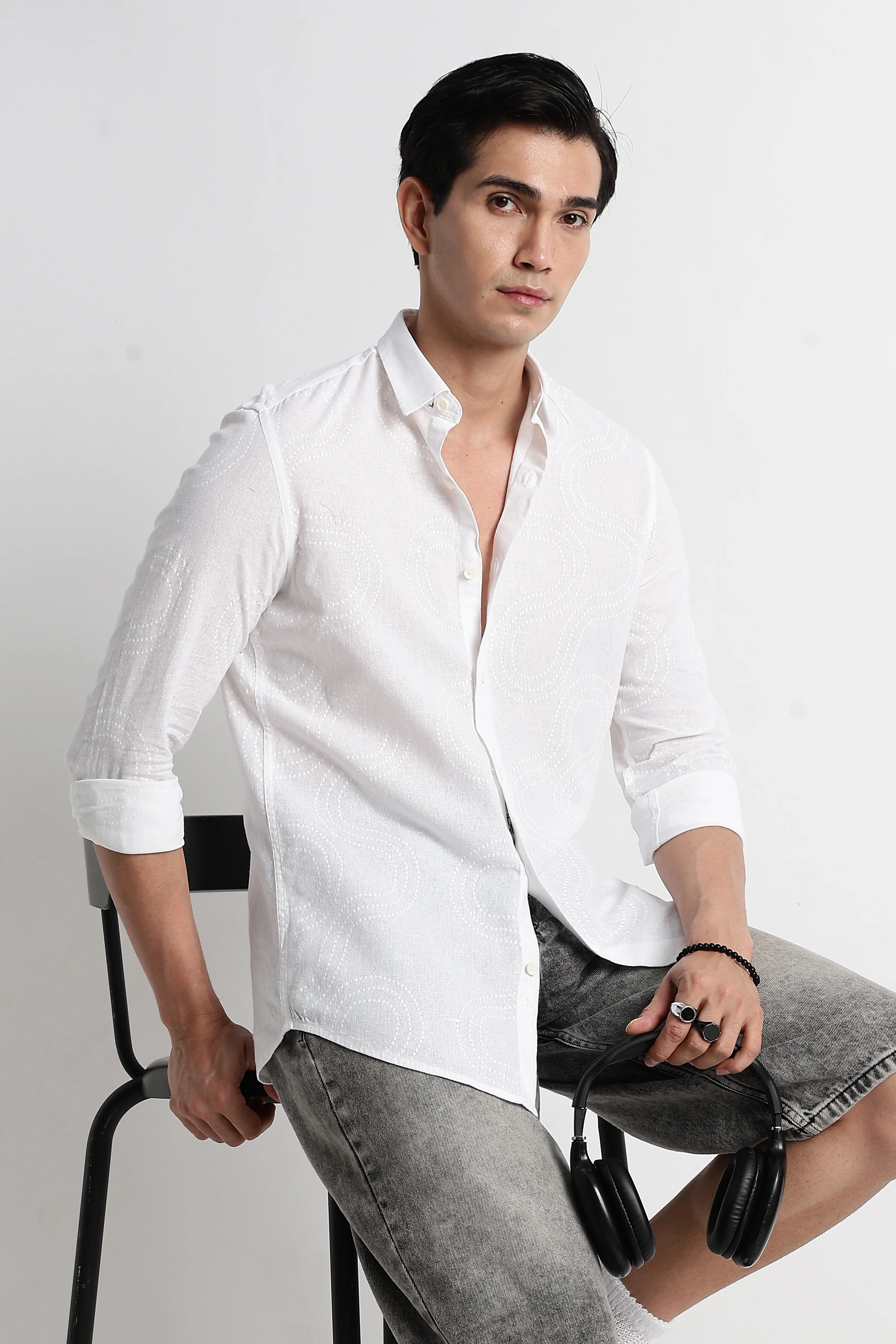 Men Embroidered Shirt