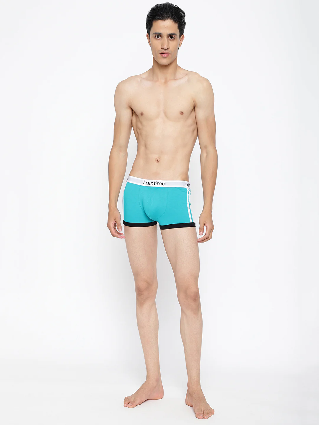Men Body Boost Striped Trunk - Image 4