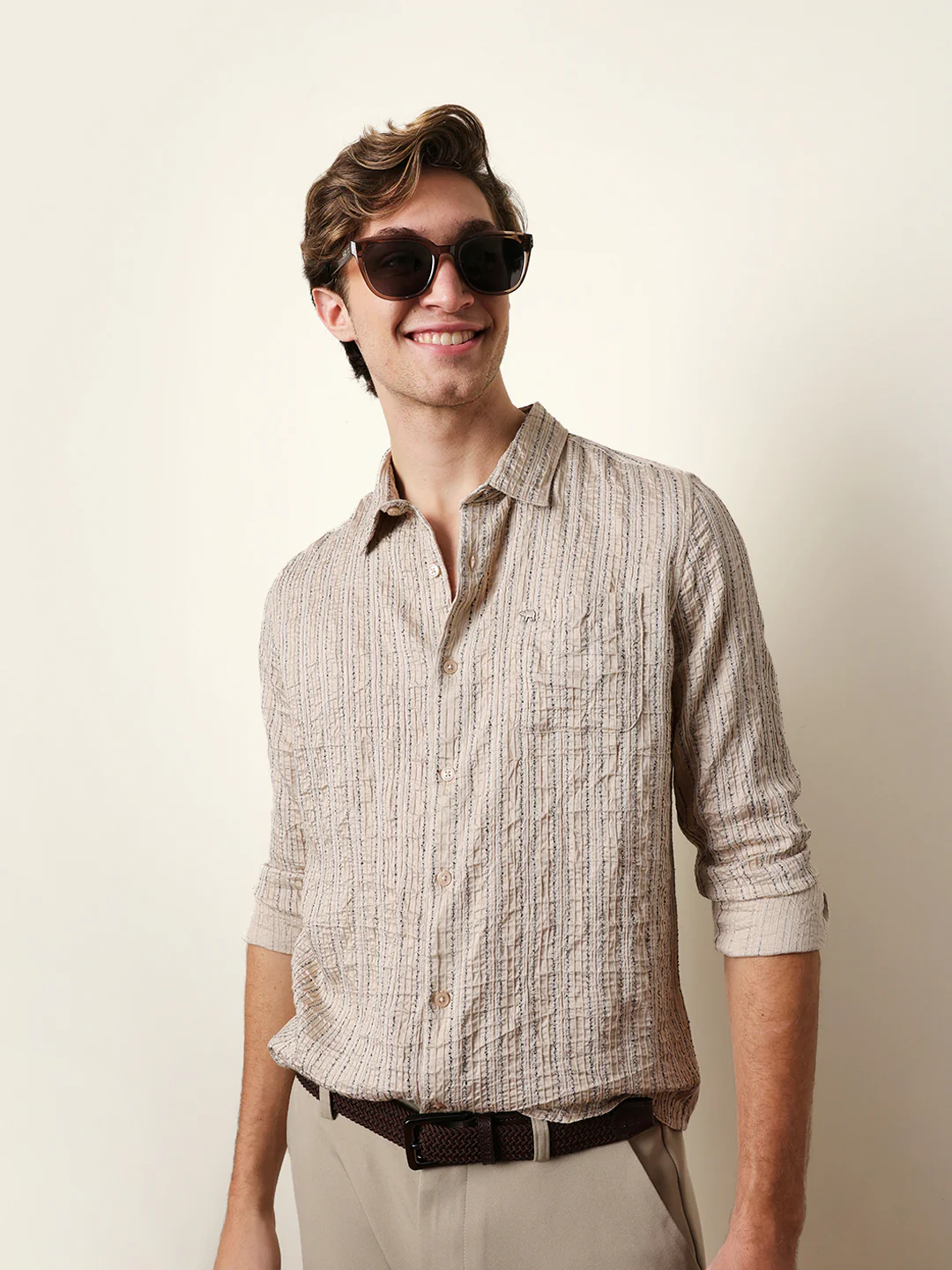 Men Long Sleeves Shirt