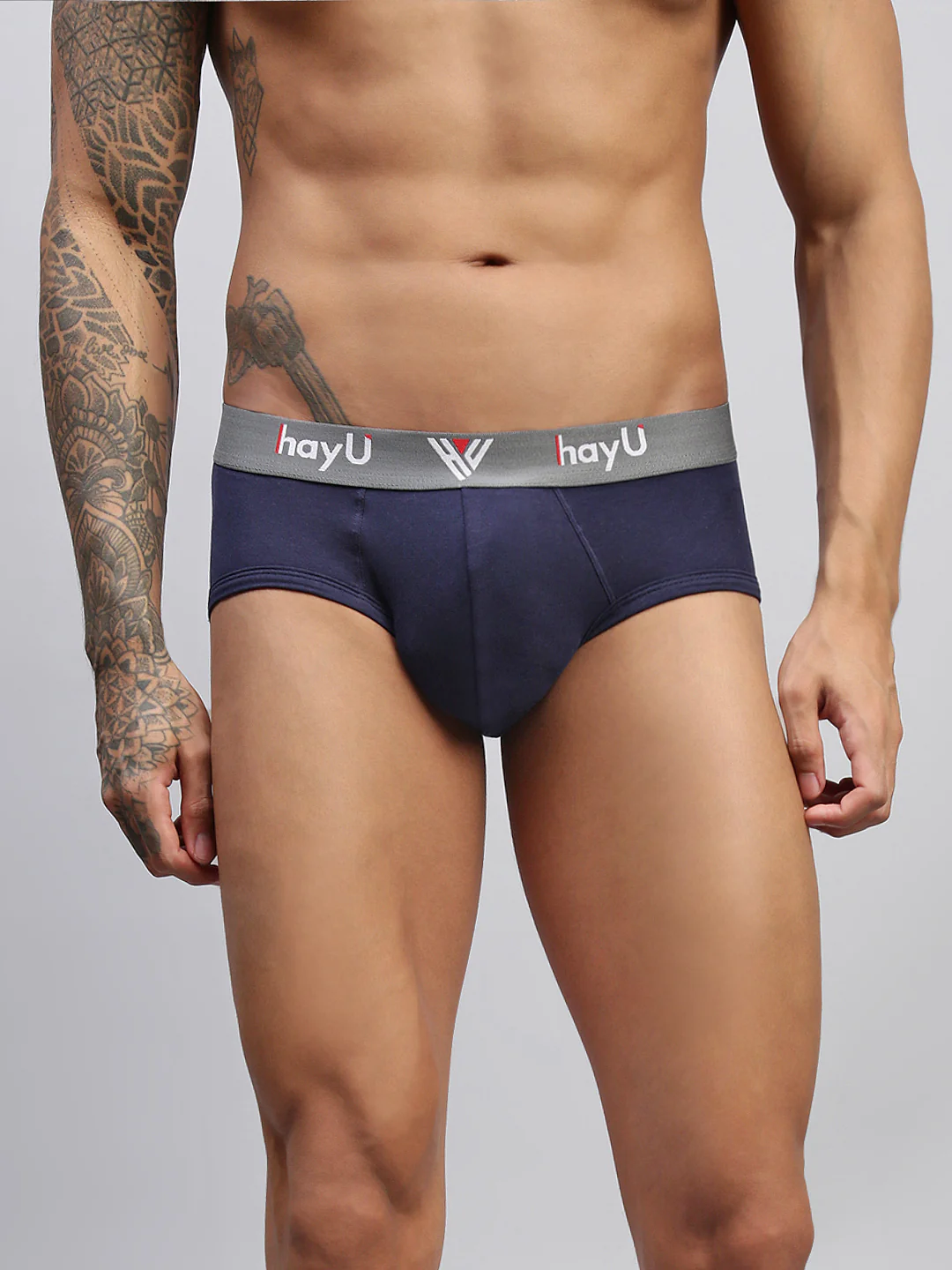 Men Pack of 2 Cotton Elastane Briefs - Image 8