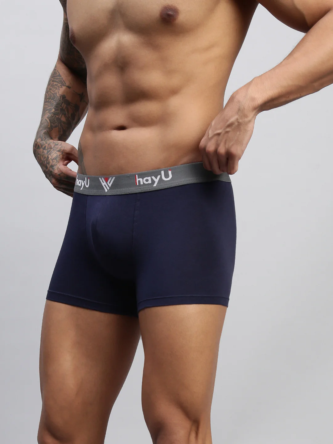 Men Pack of 2 Cotton Elastane Trunks - Image 10