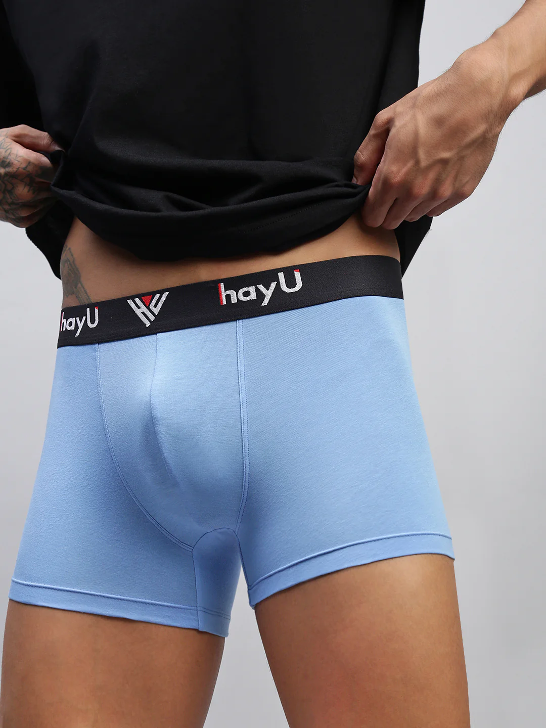 Men Pack of 2 Cotton Elastane Trunks - Image 7