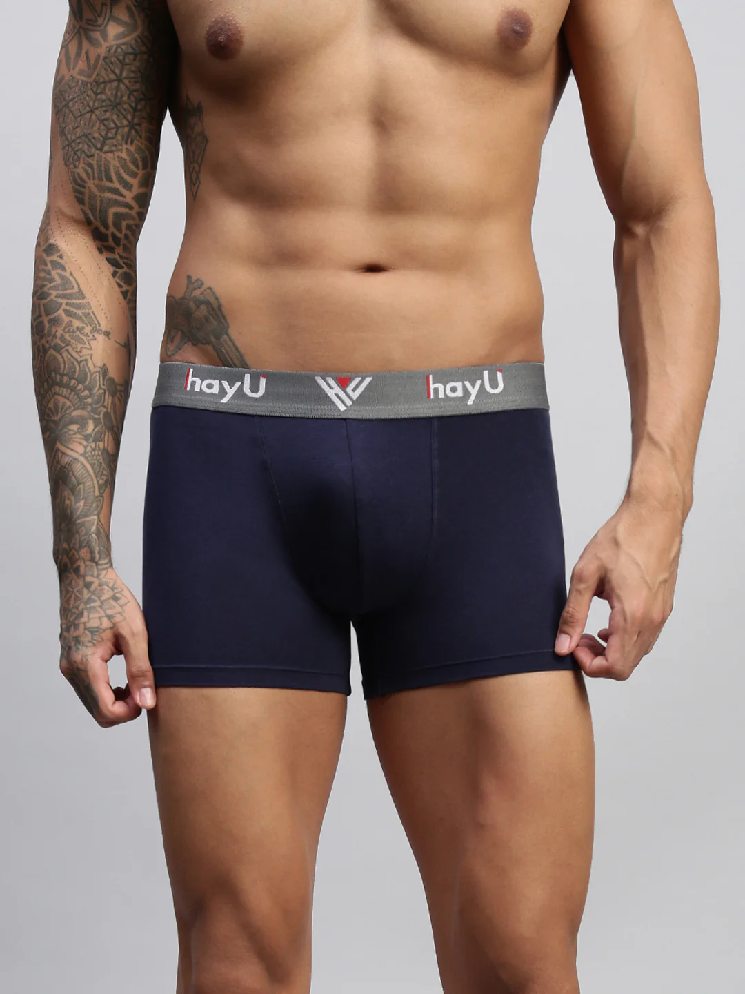 Men Pack of 2 Cotton Elastane Trunks - Image 8