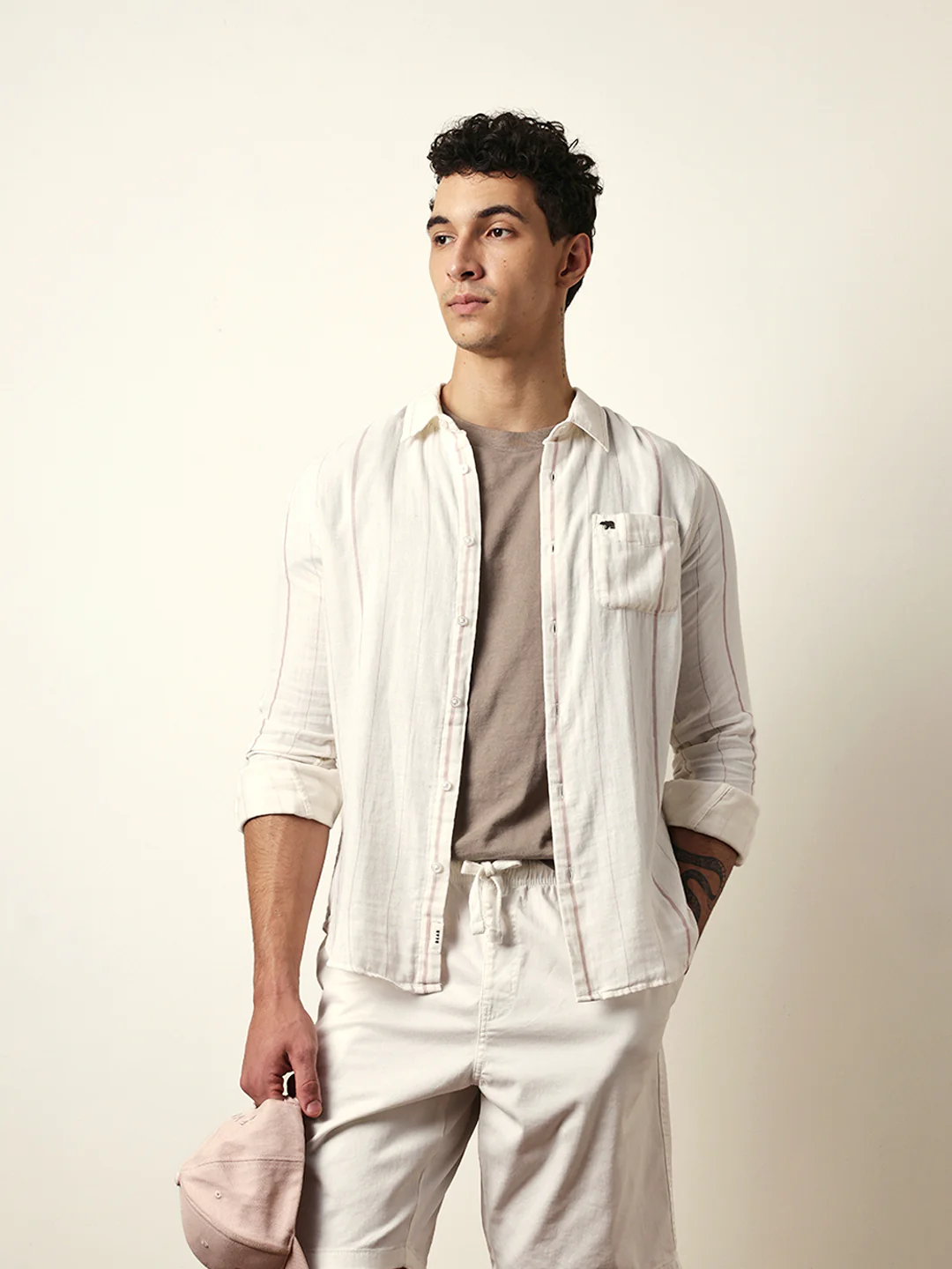 Men Modern Fit Casual Shirt