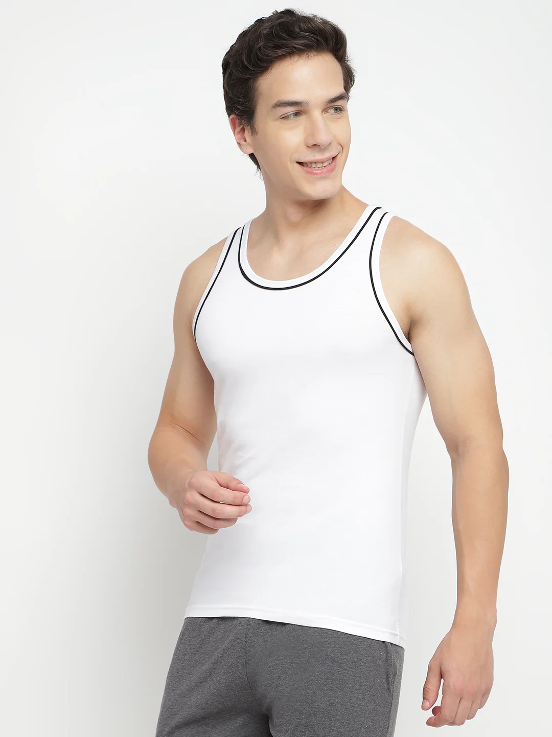 Men Modish Gym Vest (Pack of 3) - Image 2
