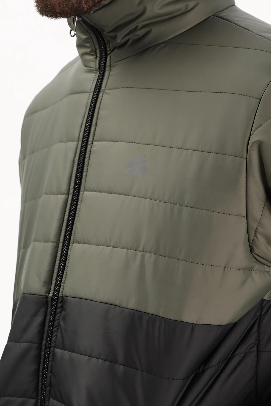 Men Olive Winter Ready Bomber Jacket - Image 5