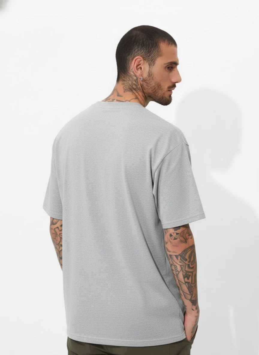 Men Oversized Cotton Tribal T-Shirt - Image 6