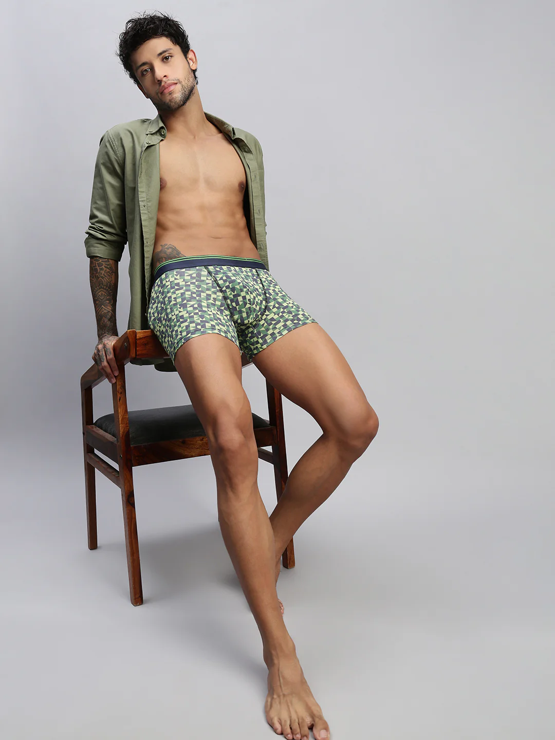 Men Pack of 2 Modal Printed Trunks - Image 3