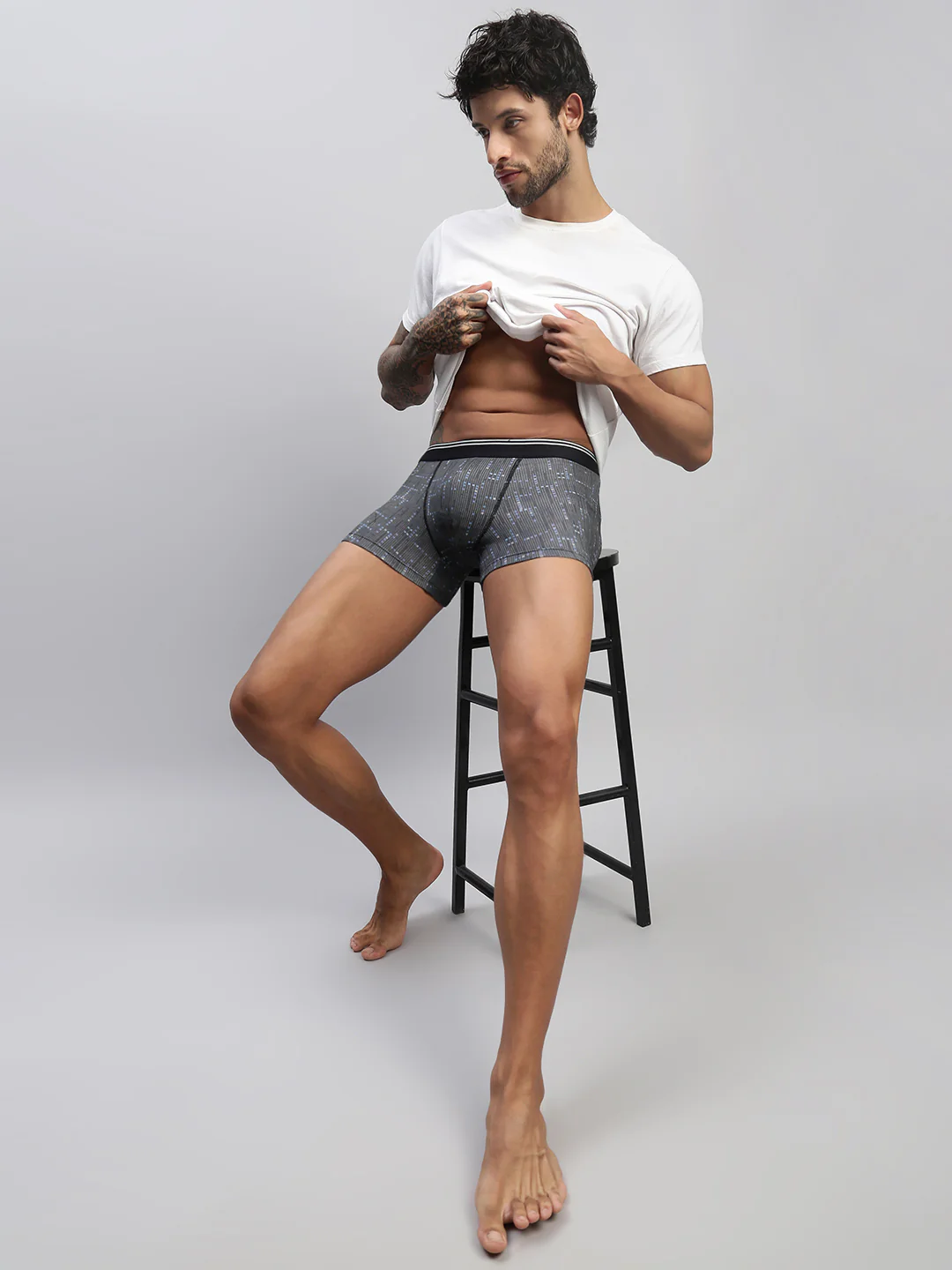 Men Pack of 2 Modal Printed Trunks - Image 4