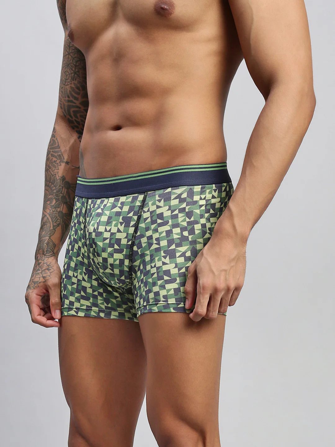 Men Pack of 2 Modal Printed Trunks - Image 8