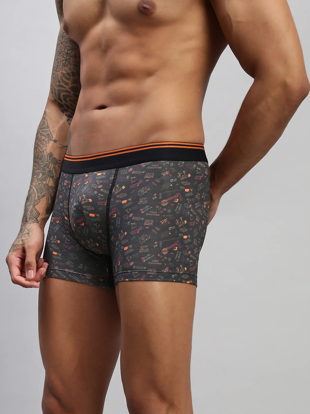 Men Pack of 2 Modal Printed Trunks - Image 9