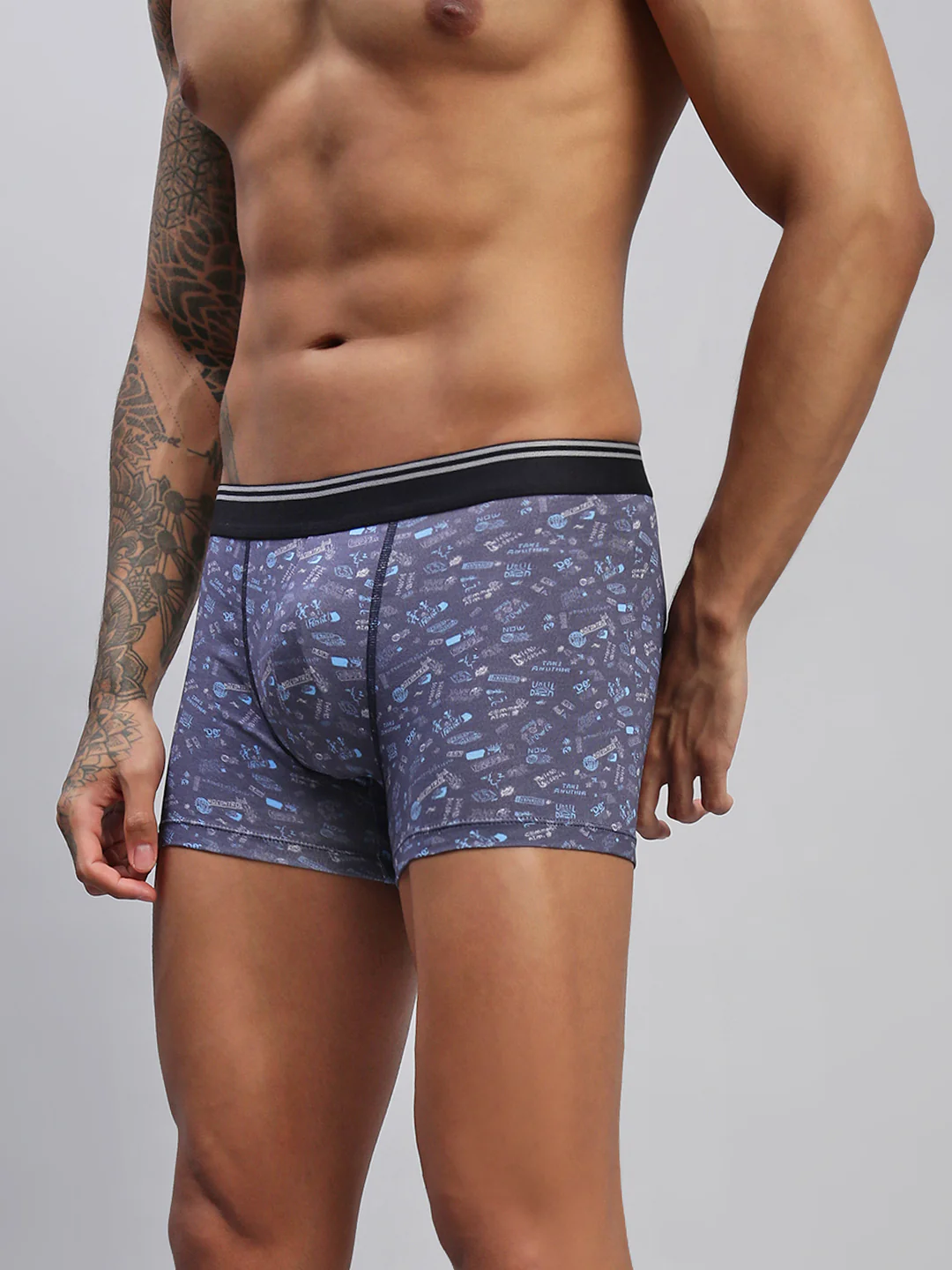 Men Pack of 2 Modal Printed Trunks - Image 10