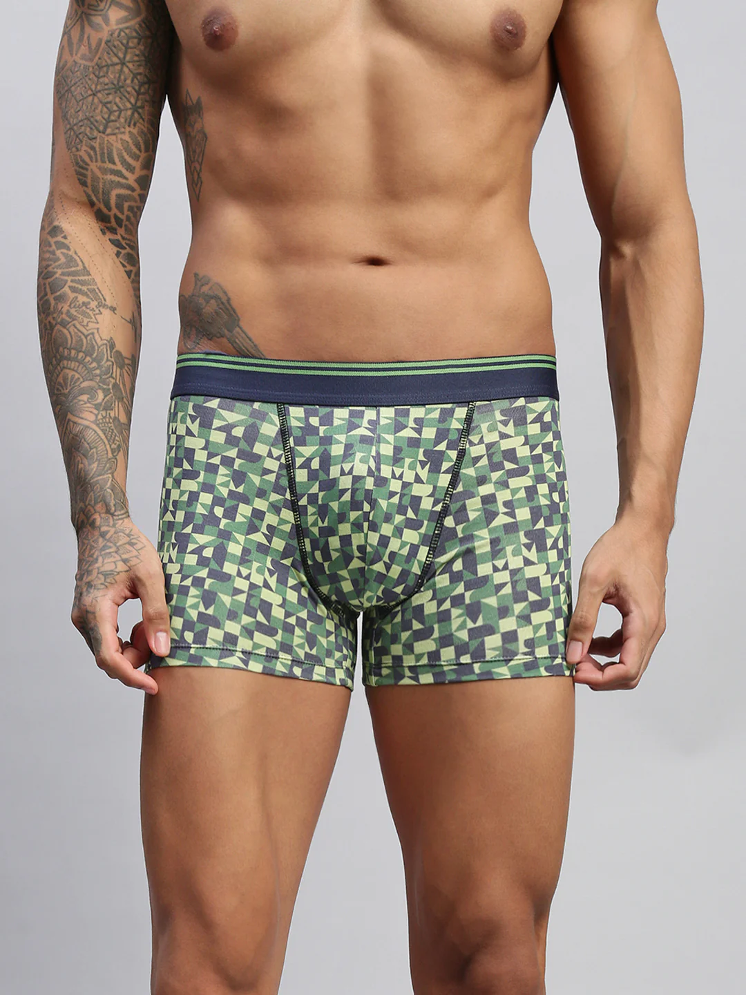 Men Pack of 2 Modal Printed Trunks - Image 11