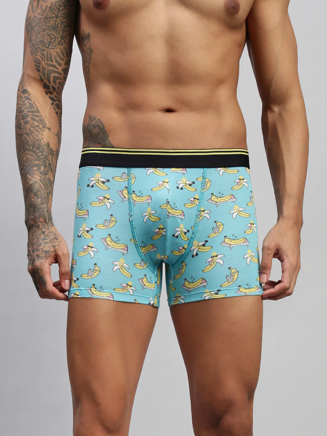 Men Pack of 2 Modal Printed Trunks - Image 8