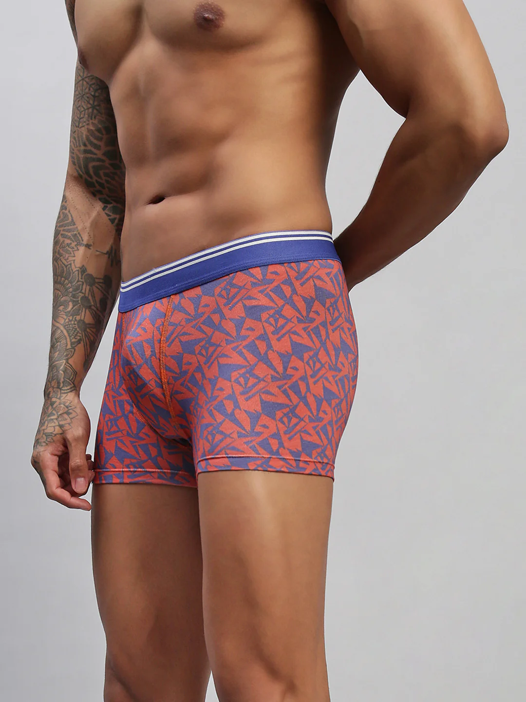 Men Pack of 2 Modal Printed Trunks - Image 10