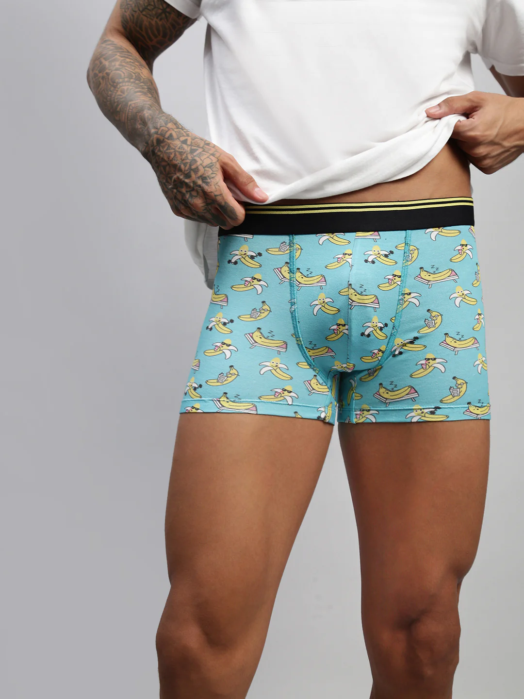 Men Pack of 2 Modal Printed Trunks - Image 5