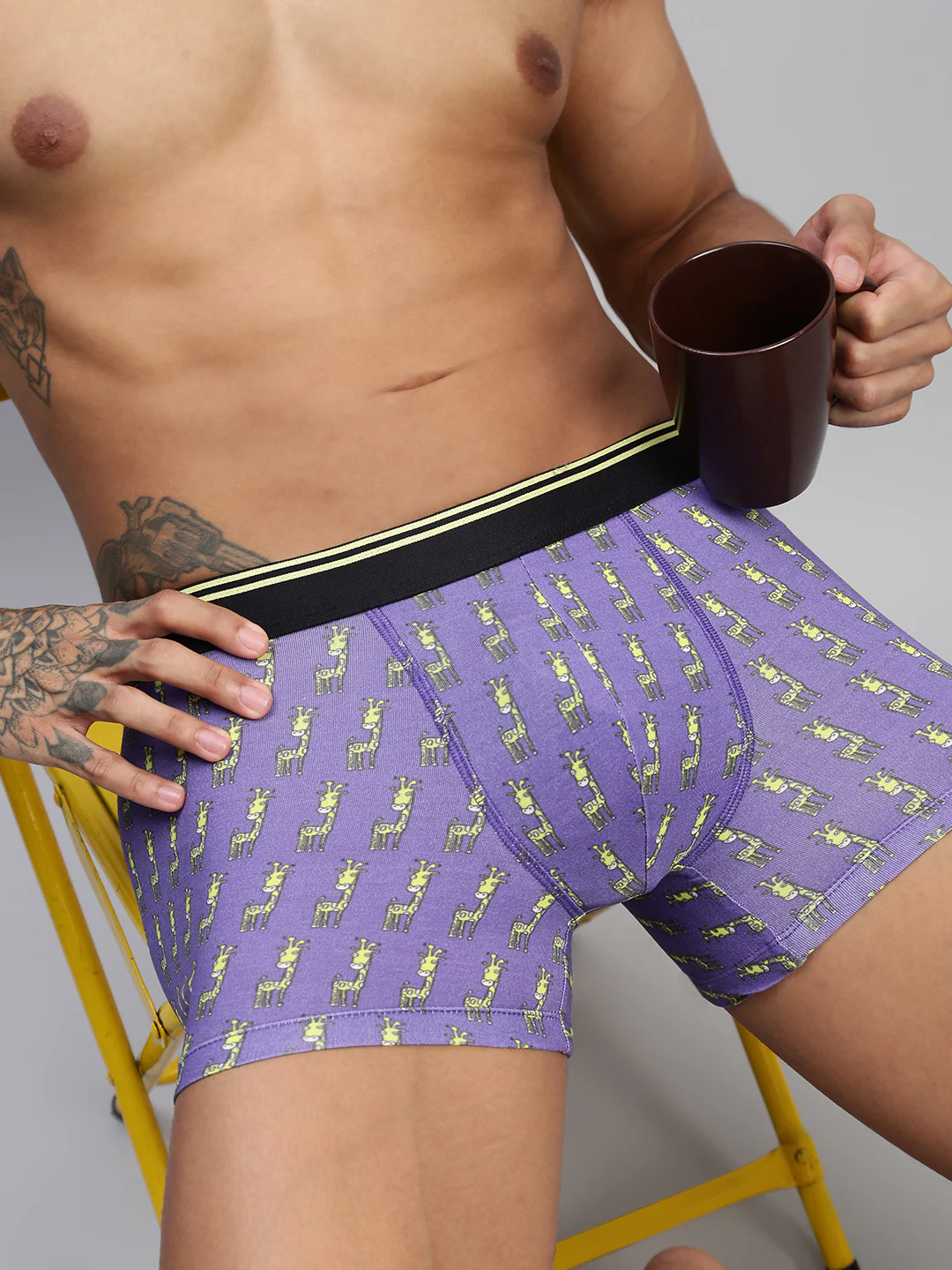 Men Pack of 2 Modal Printed Trunks - Image 11