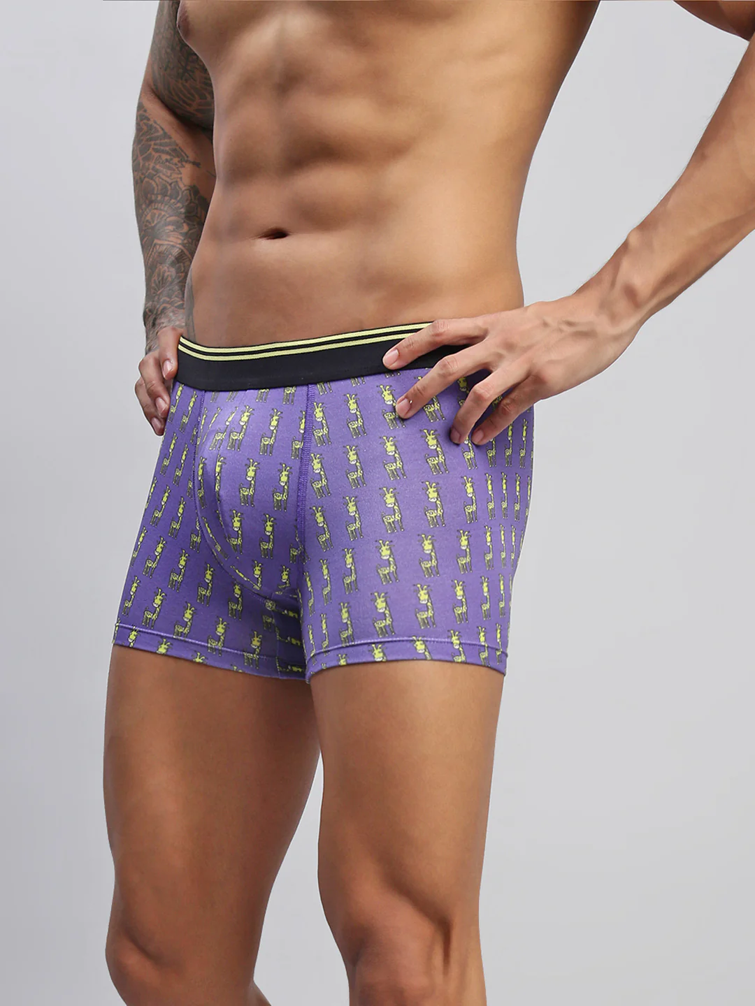 Men Pack of 2 Modal Printed Trunks - Image 7