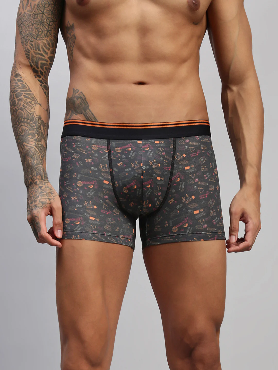Men Pack of 2 Modal Printed Trunks - Image 8