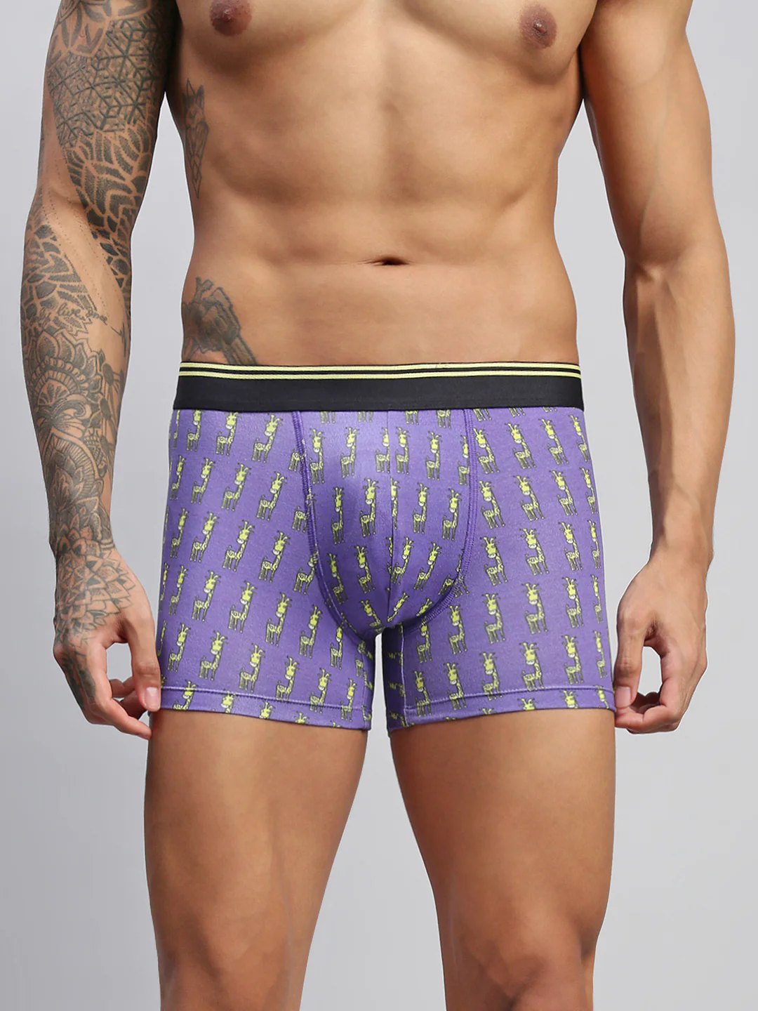 Men Pack of 2 Modal Printed Trunks - Image 9