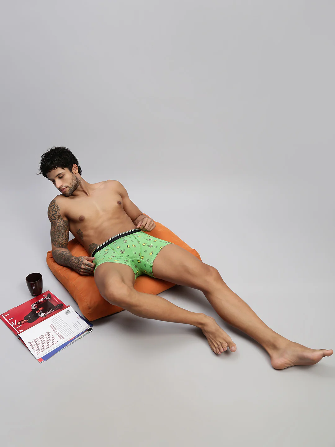 Men Pack of 2 Modal Printed Trunks - Image 3