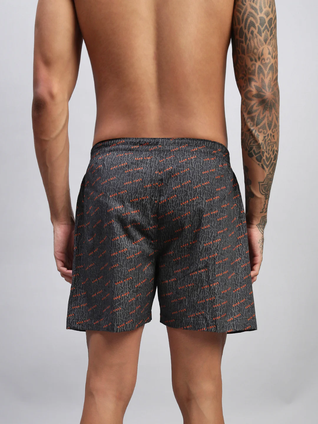 Men Pack of 2 Printed Cotton Boxer Shorts - Image 8