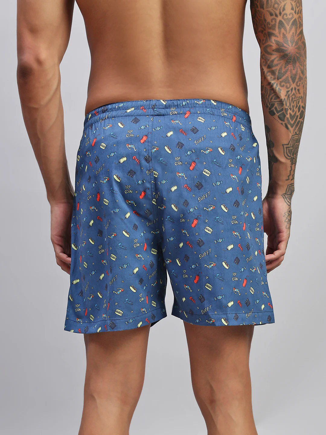 Men Pack of 2 Printed Cotton Boxer Shorts - Image 11