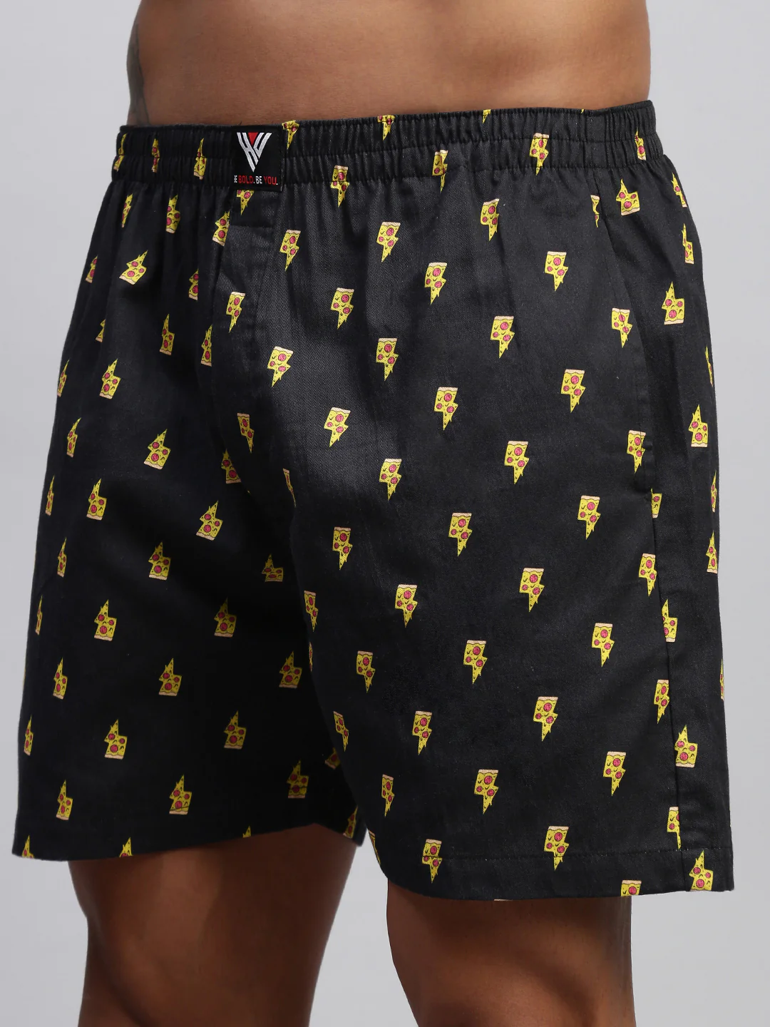Men Pack of 2 Printed Cotton Boxer Shorts - Image 5